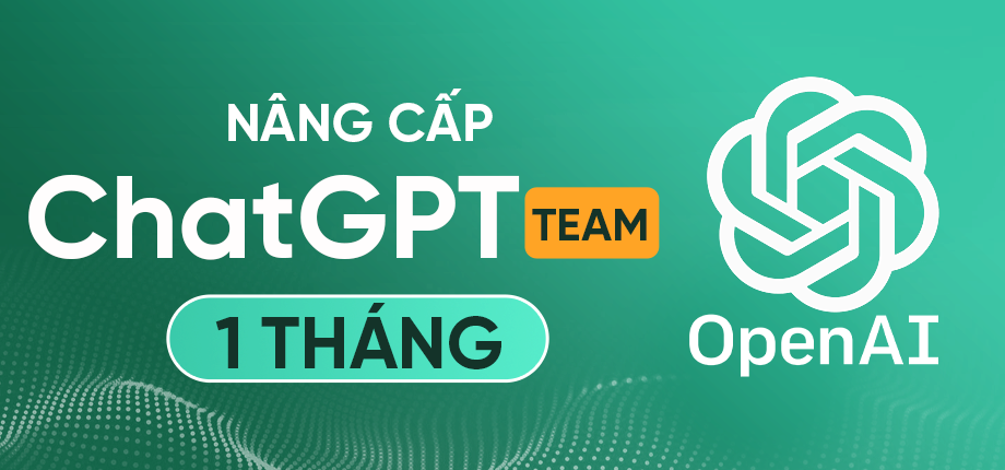 ChatGPT Team 25$ 1 tháng - Gói nâng cấp chính chủ
